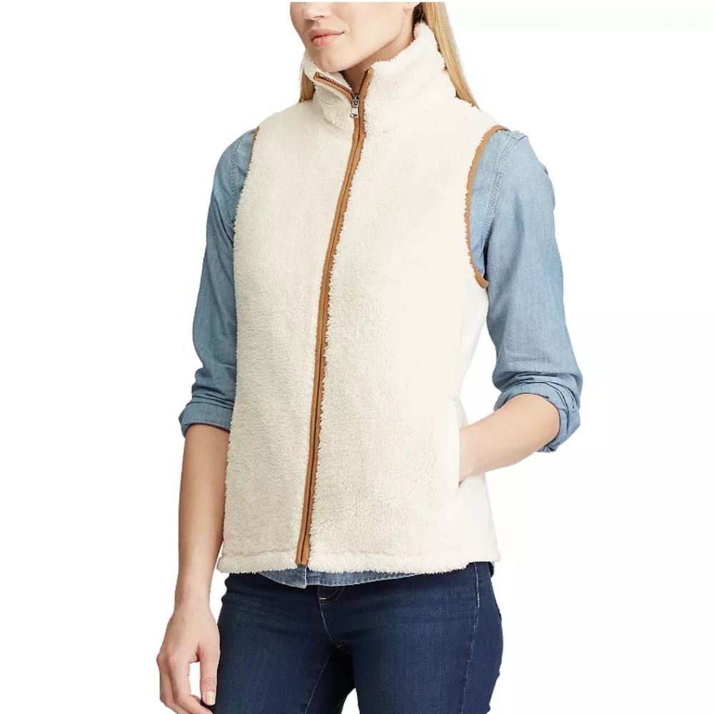 CHAPS SHERPA VEST